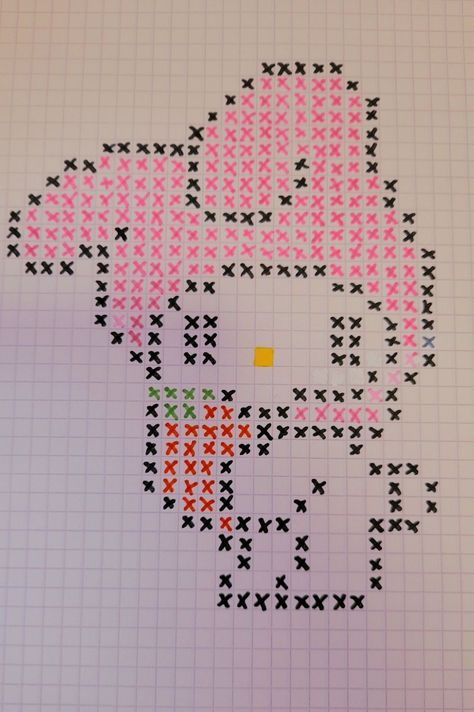 Pixel Planet, Graph Paper Drawings, Hello Kitty Crafts, Easy Pixel Art, Seni Dan Kraf, صفحات التلوين, Siluete Umane, Pixel Art Templates, Pola Kartu