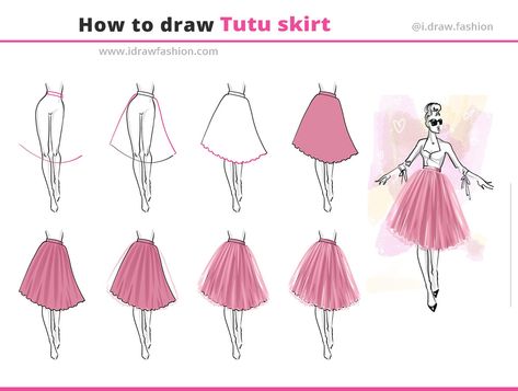 how to draw a tutu skirt by Teya Bozhilova – How to draw a tutu skirt Croquis, Draw Skirt, Vent Drawing, How To Draw Skirt, Mannequin Drawing, Skirt Drawing, I Draw Fashion, Fashion Mannequin, Textiles Sketchbook