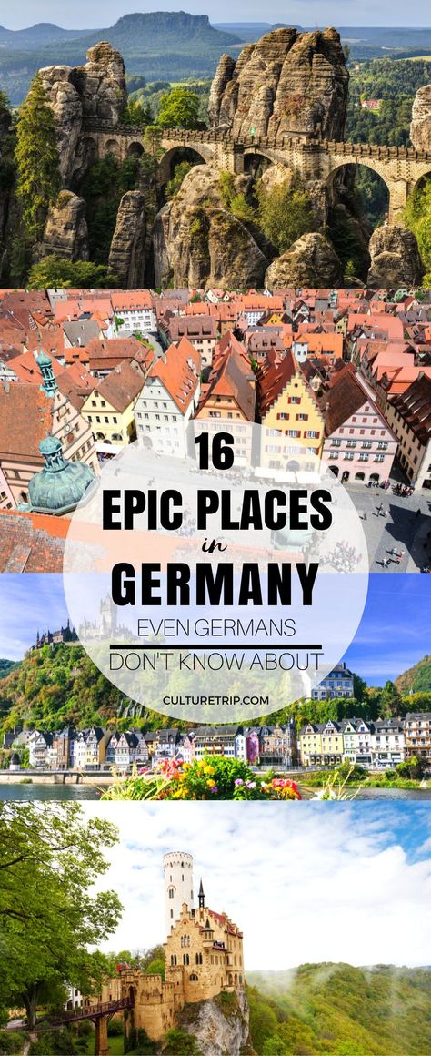 16 Epic Places in Germany Even Germans Don't Know About|Pinterest: @theculturetrip Places In Germany, Germany Travel Destinations, Wallpaper Travel, Germany Travel Guide, Germany Vacation, German Travel, Visit Germany, Sopot, Destination Voyage