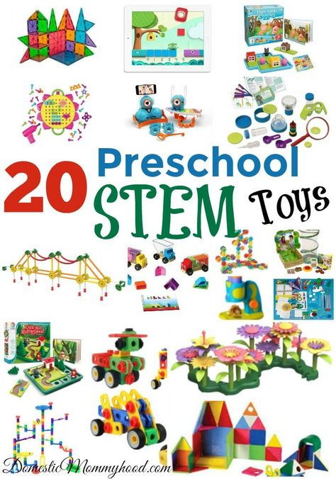 Looking for some awesome Preschool STEM toys?? STEM stands for science, technology, engineering, and mathematics of a curriculum. It is very useful in teaching children of all ages. Children can learn while they play while building their creativity and learning operations to better their learning success. Here is a list of awesome Preschool Stem Toys for … Learning Toys For Preschoolers, Toys For Preschoolers, Toddler Stem, Daycare Rooms, Preschool Learning Toys, Steam Toys, Engineering Toys, Stem Books, Preschool Stem