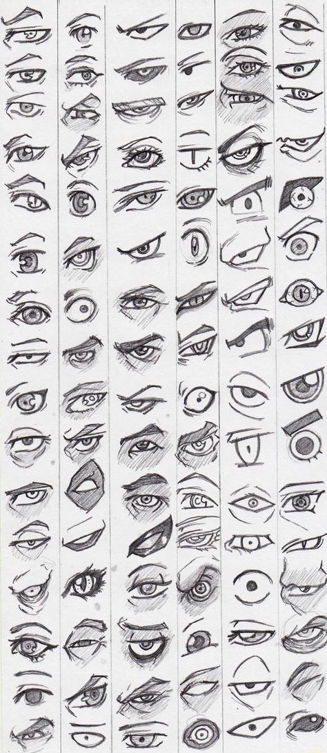 Anime Eyes Drawing Reference, Anime Study, Mata Manga, Ako Kresliť, Skitse Bog, Lukisan Fesyen, Eye Reference, Easy Pencil Drawings, Lukisan Comel