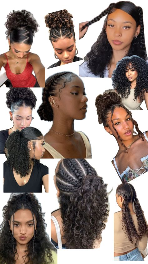 Quick Curly Hairstyles, Really Curly Hair, Easy Hairstyles For Thick Hair, Hairstyle Examples, Curly Hair Care Routine, Curly Hair Hairstyles, Hair Mistakes, Mixed Curly Hair, Kids Curly Hairstyles