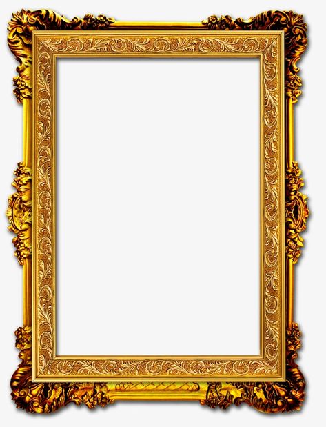 Vintage Golden Frame, Frames Design Graphic Png, Gold Frames Png, Fream Poto Png, Frame Graphic Design, Golden Frame Design, Golden Frame Png, Gold Frame Design, Gold Frame Png