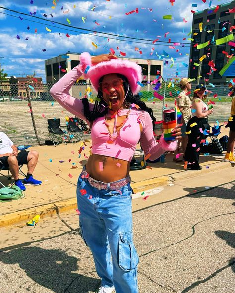 My first Pride Parade with great souls! 🌈 This definitely won’t be my last time. Nothing but amazing energy 🔥🔥 📸: @maycemayce | @colorrol 🫶🏽🫶🏽 #mkeprideparade #mkepride #goodtimes #summer Be My Last, Pride Parade, My Last, Good Times, Energy