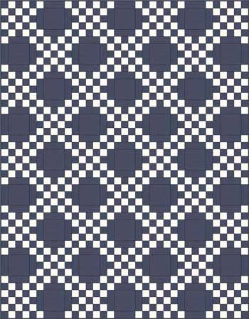 Double Cross Tela, Patchwork, Checkerboard Quilts, Double Irish Chain Quilt Pattern, Double Irish Chain Quilt, Irish Chain Quilt Pattern, Wedding Quilts, Quilt Pattern Easy, Irish Quilt