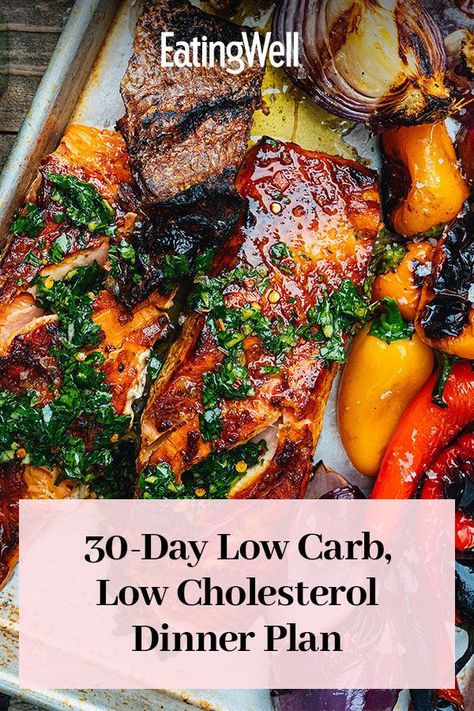 Low Cholesterol Recipes Dinner, Cholesterol Friendly Recipes, Low Cholesterol Diet Plan, Cholesterol Foods, Healthy Fiber, Low Cholesterol Diet, Low Fat Low Carb, Breakfast Low Carb, Low Cholesterol Recipes