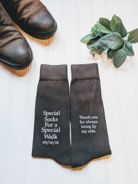 Wedding Parent Gifts, Ily Forever, Bride Socks, Special Socks, Person Walking, Father Of The Bride Gift, Dad Wedding Gift, Bride Attire, Men's Wedding Shoes