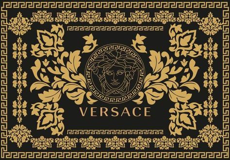 Versace Aesthetic Logo, Versace Pattern Wallpaper, Versace Logo Design Gold, Versace Design Pattern, Versace Logo Art, Versace Wallpaper Iphone, Versace Print Pattern, Versace Logo Wallpapers, Versace Background