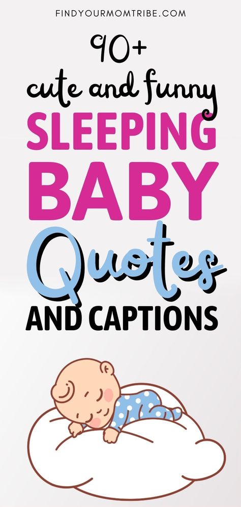 Ranging from funny to super-cute, these sleeping baby quotes will definitely make your day and give you plenty of ideas for amazing captions! Nap Captions, Snuggles Quotes, Cute Sleep Quotes, Nap Quotes Funny, Sleeping Baby Pictures, Sleeping Baby Quotes, Bedtime Quotes, Nap Quotes, Sleep Quotes Funny