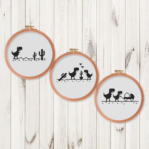 Cross Stitch Pattern Easy, Broderie Simple, Easy Cross Stitch, Easy Cross, Pola Kristik, Simple Cross Stitch, Hand Embroidery Stitches, Embroidery Hoop Art, Hand Embroidery Patterns