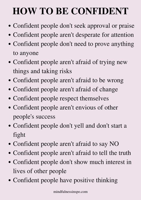 how to be confident Tips On Self Confidence, How To Be Confident At School Tips, Stop Creating Competitions That Dont Exist, How To Confident Tips, Be So Confident In Who You Are, Confidence Is A Mindset, Confidence Reminder Quotes, How To Confident, How To Br More Confident