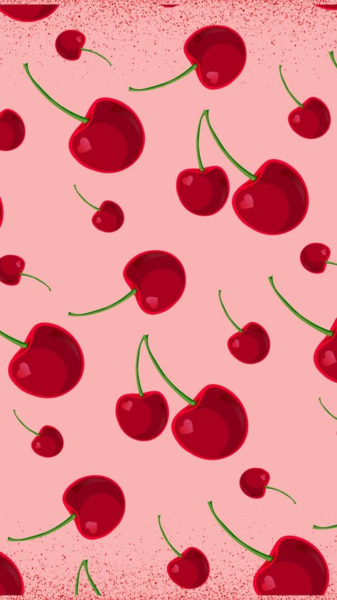 Wallpaper Buah, Buah Ceri, Valentine's Day Aesthetic, Day Wallpaper Aesthetic, Cherry Background, Valentines Day Wallpaper, Fireplace Tv Wall Decor, Living Room 2023, Room 2023