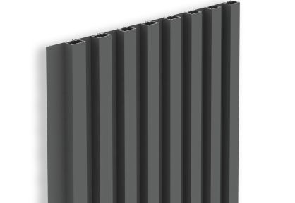 Aliplast - Facade cladding - Deco Wall Aluminium Cladding Panels, Wall Facade, Exterior Wall Panels, Eco House Design, Gate Wall Design, Black Houses, Aluminium Cladding, Facade Panel, Product Innovation