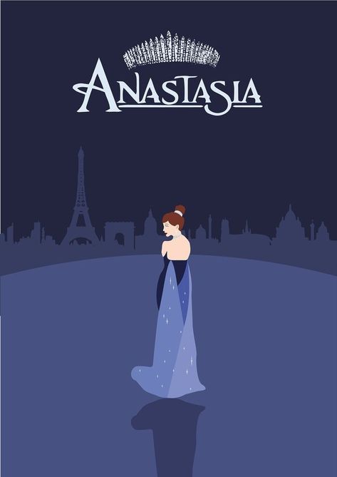 Anastasia Poster, Anastasia Princess, Movie Poster Illustration, Anastasia Disney, Disney Anastasia, Anastacia Disney, Hutch Plans, Anastasia Fanart, Anastasia 1997