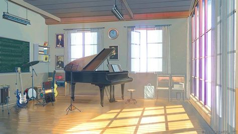 Classroom Background, Casa Anime, Episode Interactive Backgrounds, Anime Classroom, Anime Places, Episode Backgrounds, Living Room Background, Scenery Background, Interior Illustration