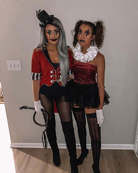 23 College Halloween Costumes and Ideas - Page 2 of 2 - StayGlam Clown Costume Scary, Circus Costumes Women, Creepy Clown Costume, Cute Clown Costume, Jester Halloween, Nun Halloween Costume, Circus Halloween Costumes, Clown Costume Women, College Halloween Costumes