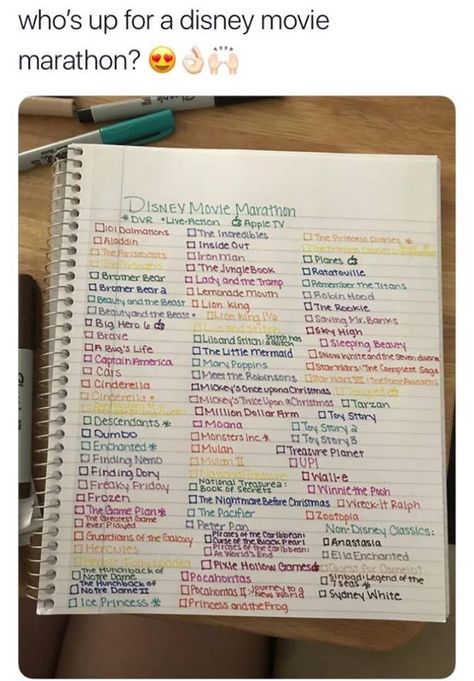 Disney movie Marathon  count me in !!! Disney Movie Marathon List, Disney Movie Marathon, Disney Movies List, Movie Night Theme, Disney Marathon, Movie Hacks, Netflix Movies To Watch, Disney Movies To Watch, Disney Princess Movies