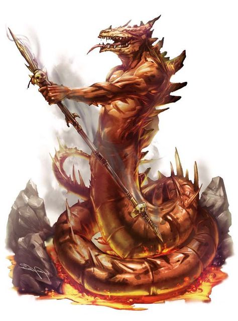 Fire Salamander, Sci Fi Character Art, D D Monsters, Dragon Rpg, Monster Characters, Forgotten Realms, Dnd Monsters, Fantasy Beasts, Monster Concept Art