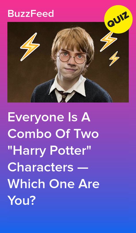 Everyone Is A Combo Of Two "Harry Potter" Characters — Which One Are You? What Harry Potter Character Am I, Buzzfeed Harry Potter Quizzes, Buzzfeed Harry Potter, Harry Potter Personality Quizzes, Harry Potter Sleepover Ideas, Harry Potter Quiz Buzzfeed, Harry Potter Character Quiz, Harry Potter Buzzfeed, Harry Potter Personality