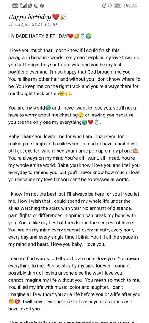 Bday Paragraph For Girlfriend, Iphone Notes About Girlfriend, Bday Messages For Boyfriend, Happy Bday Message For Him, Birthday Msg For Girlfriend, Birthday Wishes Girlfriend Love Life, Bday Msg For Boyfriend, Bday Text For Boyfriend, Best Bday Wishes For Boyfriend