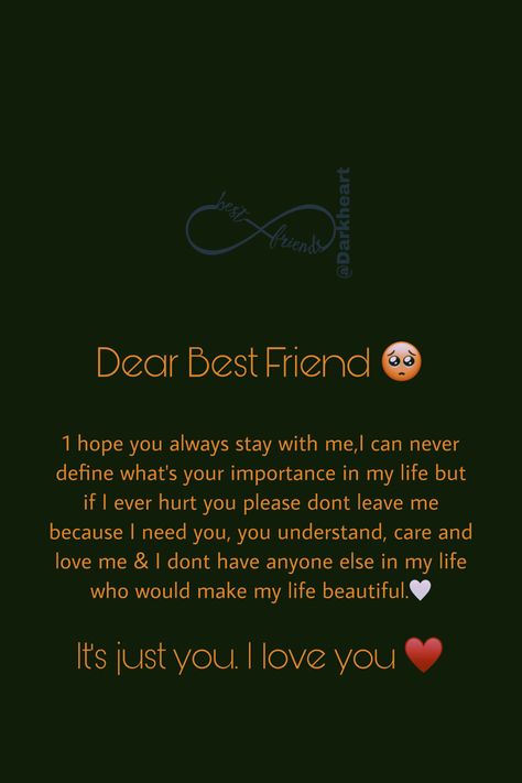 Best Friend Thoughts In English, Please Dont Leave Me Quotes Friends, Frnds Quotes One Line, Friendship Day Letter, Happy Friendship Day My Love, Male Best Friend Birthday Quotes, Friendship Day Text, Lines For Bestie, Friendship Day Thoughts