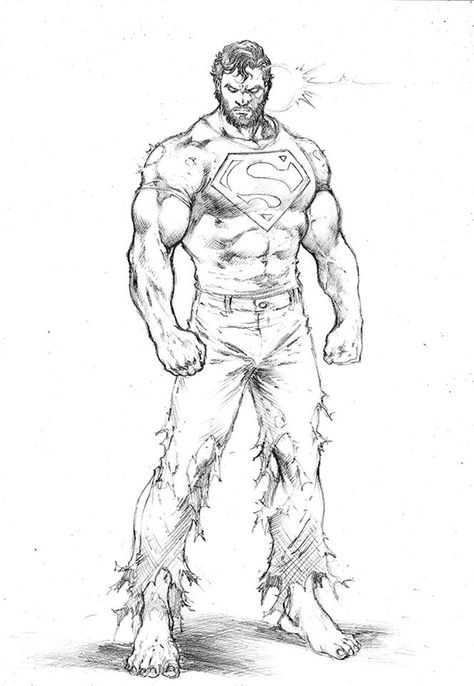 Dc Comics Art Drawings, Superman Art Drawing, Dc Sketch, Superman Pose, Superman Sketch, Superman Comic Art, Clark Kent Superman, Superman Drawing, Transférer Des Photos