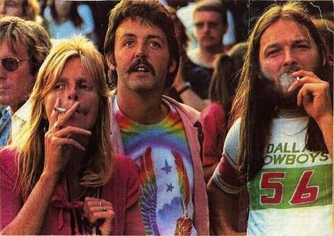 Dave Gilmour, Led Zeppelin Concert, David Gilmour Pink Floyd, Paul And Linda Mccartney, Hippie Man, Linda Mccartney, David Gilmour, Rock N’roll, I'm With The Band