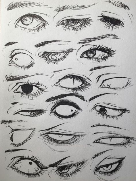 Drawing Faces, Drawing Eyes, Digital Painting Tutorials, Drawing Face Expressions, Eye Drawing Tutorials, 인물 드로잉, Drawing Expressions, Concept Art Drawing, Anime Eye Drawing