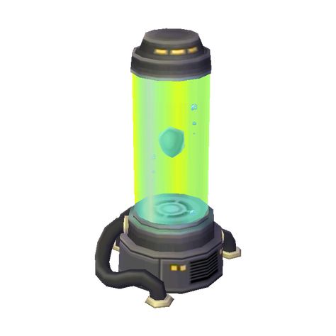 Laboratory Capsule NL Model - List of sci-fi furniture in New Leaf - Animal Crossing Wiki - Nookipedia Sci Fi Capsule, Sci Fi Objects, 80s Cyberpunk, Sci Fi Furniture, Sci Fi Lab, Science Table, Animal Crossing Wiki, Science Equipment, Sci Fi Games