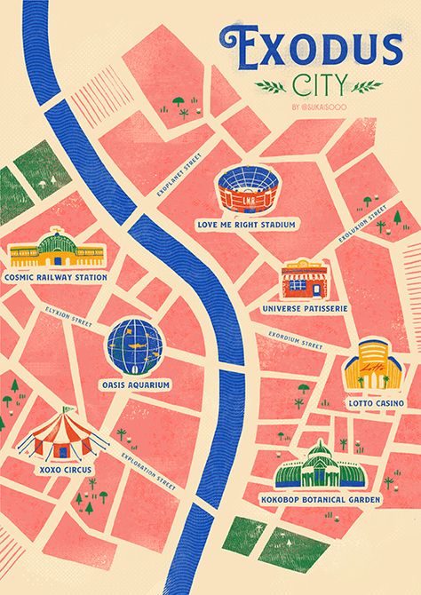 Road Map Design, Maps Illustration Design, Parking Plan, City Maps Illustration, Louise Fili, City Maps Design, Map Projects, City Layout, Karten Design