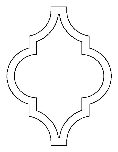 Moroccan pattern. Use the printable outline for crafts, creating stencils, scrapbooking, and more. Free PDF template to download and print at http://patternuniverse.com/download/moroccan-pattern/ Stencil Motifs Design, Shablon Prints Ideas, Diy Moroccan Decor, Morroco Pattern, Stencil Sablon, Stencil Patterns Printable, Islamic Stencil, Moroccan Crafts, Moroccan Painting