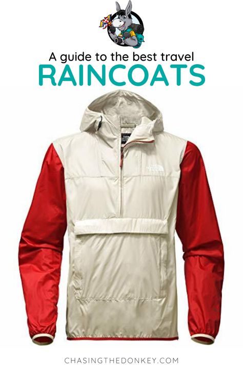 Travel Gear Reviews: Don't let rain spoil any upcoming travel. We've reviewed the best lightweight travel raincoats for you. Find the best rain jackets that are durable, easy to pack and will get the job done. #TravelGear #PackingTips #Raincoats #RainJackets #FamilyTravel #Hiking #TravelAdventures #TravelAccessories #LightweightTravelGear #TravelEurope #EuropeBackpackingTips #BestTravelGear Packing Lists, Travel Raincoat, Best Rain Jacket, Rain Rain Go Away, Budget Friendly Travel, Rain Go Away, Best Vacation Spots, Rain Jackets, Rain Rain