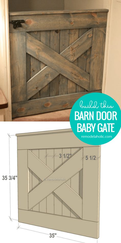 1/2 Doors, Interior Half Door, Diy Wood Gate Indoor, 1/2 Door, Half Barn Doors In The House, Wood Dog Gates Indoor, Diy Pet Gate For Large Opening, Diy Gate Indoor, How To Build A Gate