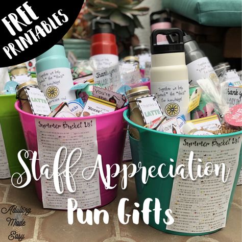 Whether it’s the end of the year, Thanksgiving, or paraprofessional appreciation day, you’ll want to show your paraprofessionals how much you appreciate them! A little gift can go a long way! If you have upwards of 10 or more aides in your classroom or staff members you want to give gifts to, it can easily become very costly to give… Paraprofessional Appreciation, Volunteer Appreciation Gifts, Staff Appreciation Week, Staff Appreciation Gifts, Appreciation Gifts Diy, Teacher Appreciation Gifts Diy, Teachers Aide, Staff Gifts, Employee Appreciation Gifts