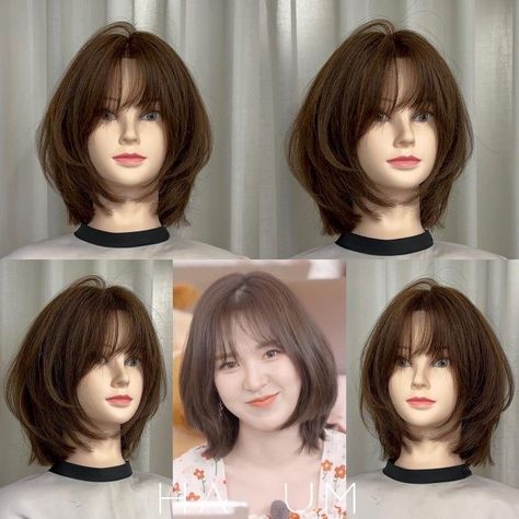 Easy Free 50+ Trendy Long Hairstyle Ideas For Women|hairstyles beauty Short Ulzzang Hair, Shorthair Haircut For Round Face, Shorthair Haircut Round Face, New Short Haircuts For 2023, Short Bangs For Round Face, Hair Color Round Face, Round Face Haircuts Medium With Bangs, Haircut Pendek, Short Haircut Korean Style Round Face