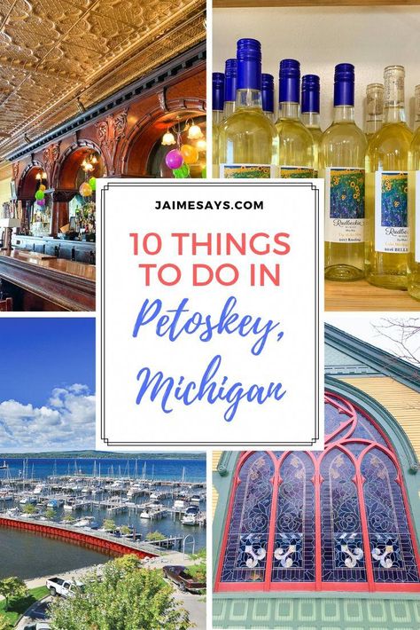 Petoskey Michigan, Michigan Road Trip, Michigan Vacations, Summer Things, American Road, Michigan Travel, Michigan Usa, Usa Travel Guide, Four Season