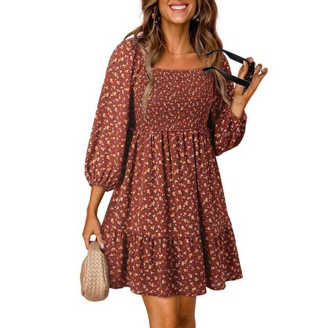 Womens Spring Summer Dresses Boho Floral Square Neck Smocked 3/4 Sleeve Casual A-Line Swing Mini Babydoll Dress Product Details Size: Medium Color: Red Brand: No Brand Mpn: Wglw6119147-P Upc: Does Not Apply Ean: Does Not Apply * Item Model Number : Wglw6119147-P * Department : Womens * Date First Available : February 10, 2024 Womens Spring Summer Dresses Boho Floral Square Neck Smocked 3/4 Sleeve Casual A-Line Swing Mini Babydoll Dress Product Details Size: Small Color: Beige Brand: No Brand Mpn: Wglw6119147-P Upc: Does Not Apply Ean: Does Not Apply * Item Model Number : Wglw6119147-P * Departme Summer Dresses Boho, Summer Dress Ideas, Mini Babydoll Dress, Gorgeous Summer Dresses, Plus Size Summer Dresses, Swing Mini Dress, Summer Black Dress, Boho Summer Dresses, Trendy Street Style