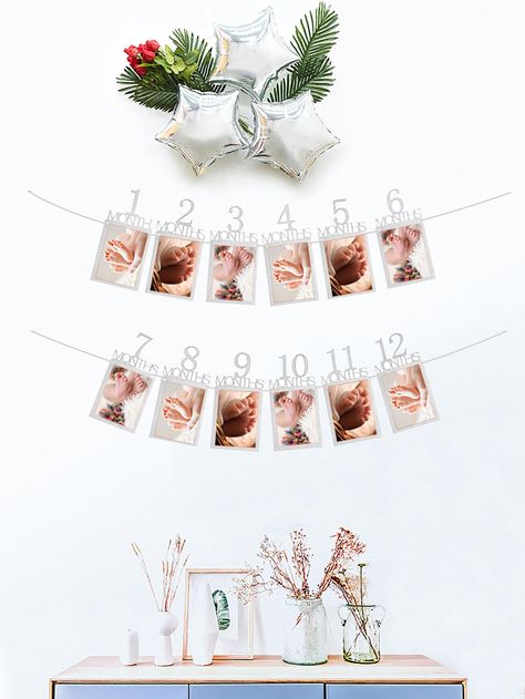 One Year Old Birthday Games, One Deer Ful Birthday Girl, 12 Months Photo Frame, Baby Girl 1st Birthday Party Themes, Onederful Birthday Party Girl, One Year Old Birthday Party Girl, 1 Year Birthday Party Ideas, First Birthday Board, 1 Year Birthday