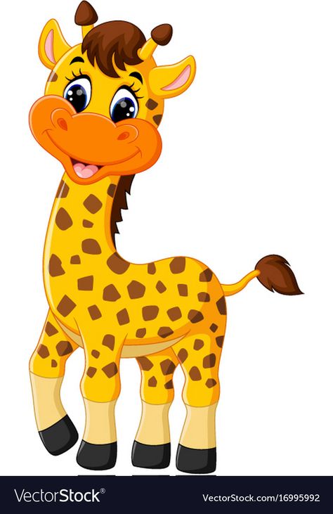 Cartoon Pictures For Drawing, Giraffe Cartoon Drawing, Cute Giraffe Cartoon, Animal Cartoon Illustration, Giraffe Cartoon, Gambar Lanskap, Giraffe Illustration, Cartoon Download, Cartoon Giraffe