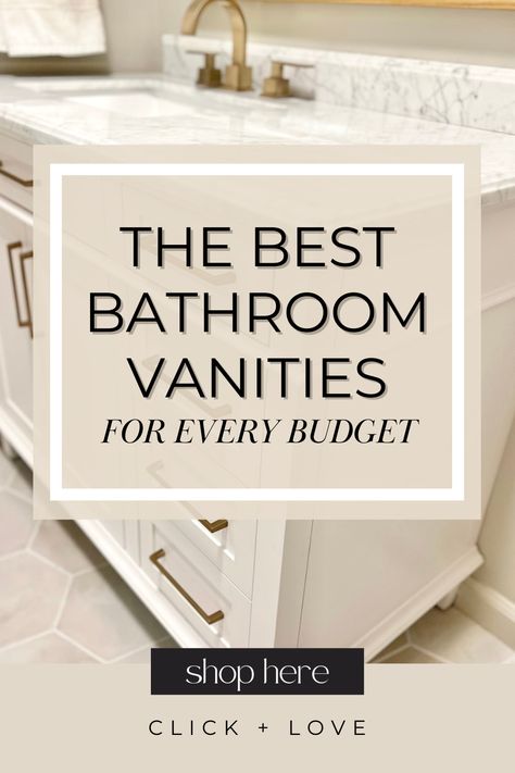 Where To Find The Best Bathroom Vanities — CLICK AND LOVE Vanity Styles, Farmhouse Style Bathroom Vanity, Bathroom Vanity Style, Marble Bathroom Vanity, Buy Bathroom Vanity, Vanity Modern, Master Bath Vanity, 36 Bathroom Vanity, Custom Bathroom Vanity