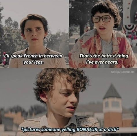 Bill And Beverly Kiss, Loser Quotes, It Fanart, It Memes, Loser Club, Clown Movie, Dr World, Horror Movies Funny, Merlin Fandom