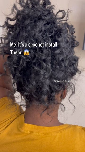 Long Tapered Natural Hair 4c, Crochet Hairstyles With Human Hair, Crochet Braids Loose Hair, Crochet Braids With Bangs, Easy Crochet Styles For Black Women, Crochet Hair Ideas For Black Women, After Braids Hairstyles, Curly Hair Crochet Styles, Half Crochet Half Braids