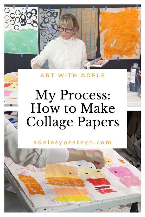 Collage Artist Studio, Paper Painting Collage, Collage Art Acrylic, Diy Collage Paper Ideas, Painting On Collage, Collage With Tissue Paper, Make Collage Papers, Collage Of Drawings, Diy Collage Papers