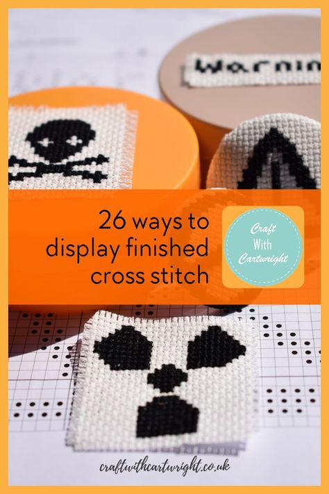 26 ways to display finished cross stitch - Ideas To Finish Cross Stitch Projects, Finished Cross Stitch Projects, Cross Stitch Projects Ideas Diy, How To Display Cross Stitch, How To Finish A Cross Stitch Project, Display Cross Stitch Ideas, Cross Stitch Hoop Ideas, Christmas Cross Stitch Ideas, Ways To Display Cross Stitch