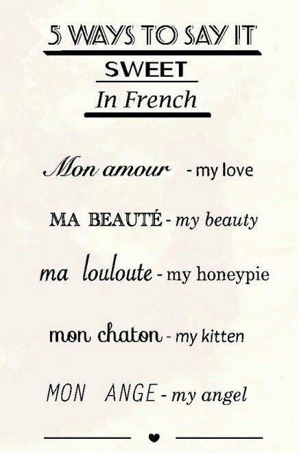 Sweet In French, अंग्रेजी व्याकरण, Basic French Words, French Language Lessons, French Expressions, French Phrases, French Vocabulary, French Language Learning, French Lessons
