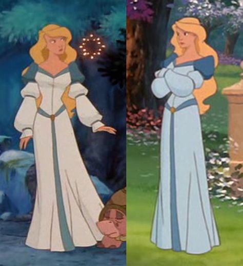 Princess Odette from The Swan Princess - this is a perfect photo to model the dress after Disney Princes, Swan Princess Wedding, Odette Swan Princess, Princess Odette, Anastacia Disney, The Swan Princess, Non Disney Princesses, Swan Princess, Childhood Movies