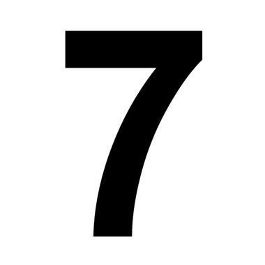 Seven Number, Hyder Ali, Bike Logos Design, Football Numbers, Marshmello Wallpapers, Number Wallpaper, 7 Number, 7 Tattoo, Number Seven