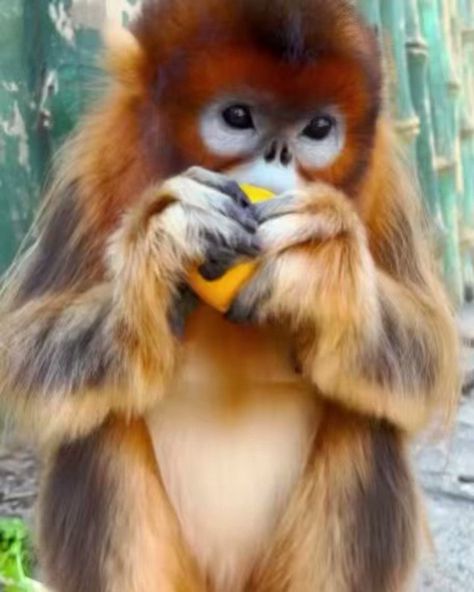 Buitengebieden on Twitter: "Golden snub-nosed monkey enjoying an orange to the fullest.. 😊 https://t.co/KyC0Xek2Hx" / Twitter Nature, Cowboy Dnd, Golden Snub Nosed Monkey, Snub Nosed Monkey, Golden Monkey, Orange Monkey, Dark Materials, His Dark Materials, Drawing References