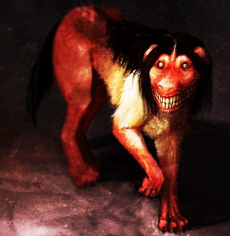 Smiling Dog Dog Smile, Smile Dog, Scary Creepypasta, Creepy Smile, Smile Images, Laughing Jack, Creepypasta Characters, Great Smiles, Slenderman