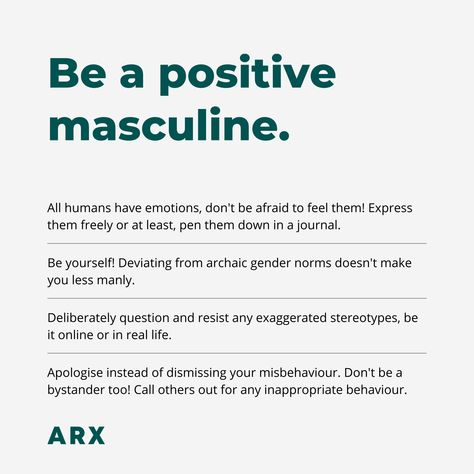 "Man up." We've heard this all too often, but what does it actually mean to be a man? It's a simple question, but one that many men have been grappling with. Today, let's redefine maleness and masculinity. Unlike the narrow representation portrayed by media, you don't have to be strong, stoic and independent to be a man. Instead, being a true man is to be unapologetically you. Swipe to read more on how you can transform yourself into a true man. — 📷: Illustrations by Jean Malgré Moi Positive Masculinity, Transgender Ftm, Transform Yourself, Gender Norms, Mean To Be, Masculine Energy, Be A Man, Masculine Men, Article Design